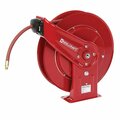 Reelcraft Heavy Duty Spring Retractable Hose Reel, 1/2in x 50ft, 300 Psi, Air/Water 7850-OLP121-1